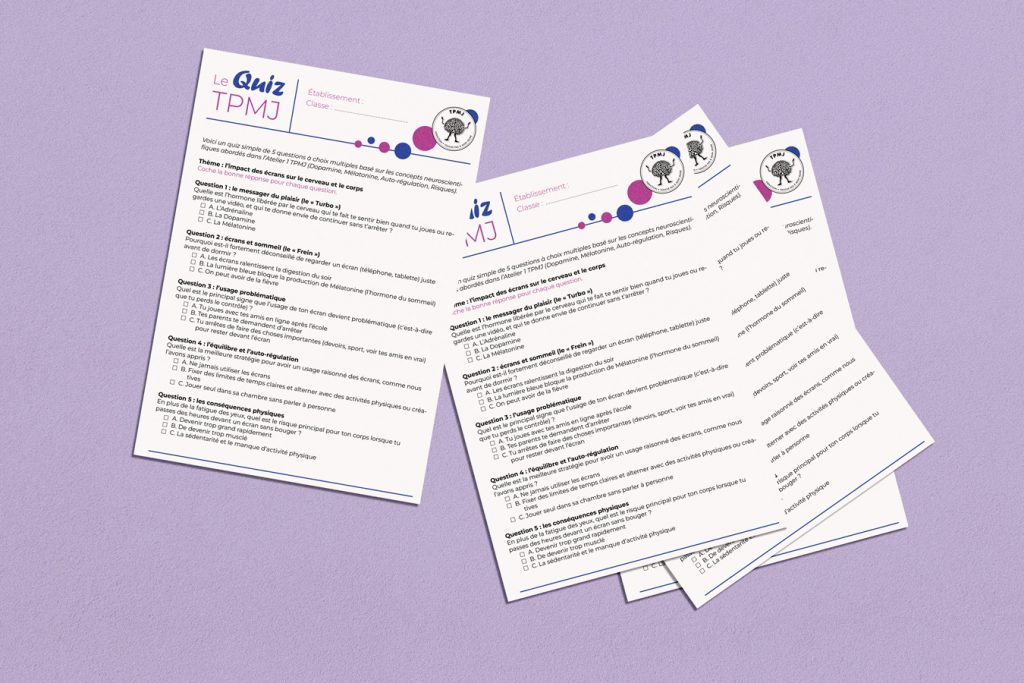 Quiz TPMJ prévention CLEF