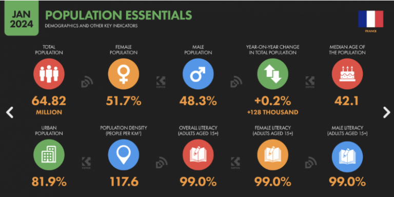 Statistique réseaux sociaux France 2025